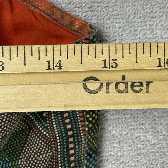 Arizona Jeans Aztec Tribal Print Strapless Dress Women's Size Large Short Cotton - Picture 9 of 14